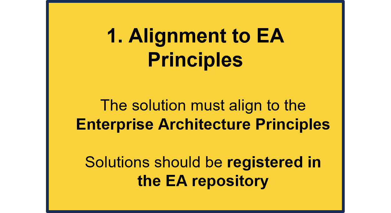 Step 1. Enterprise Architecture Principles
